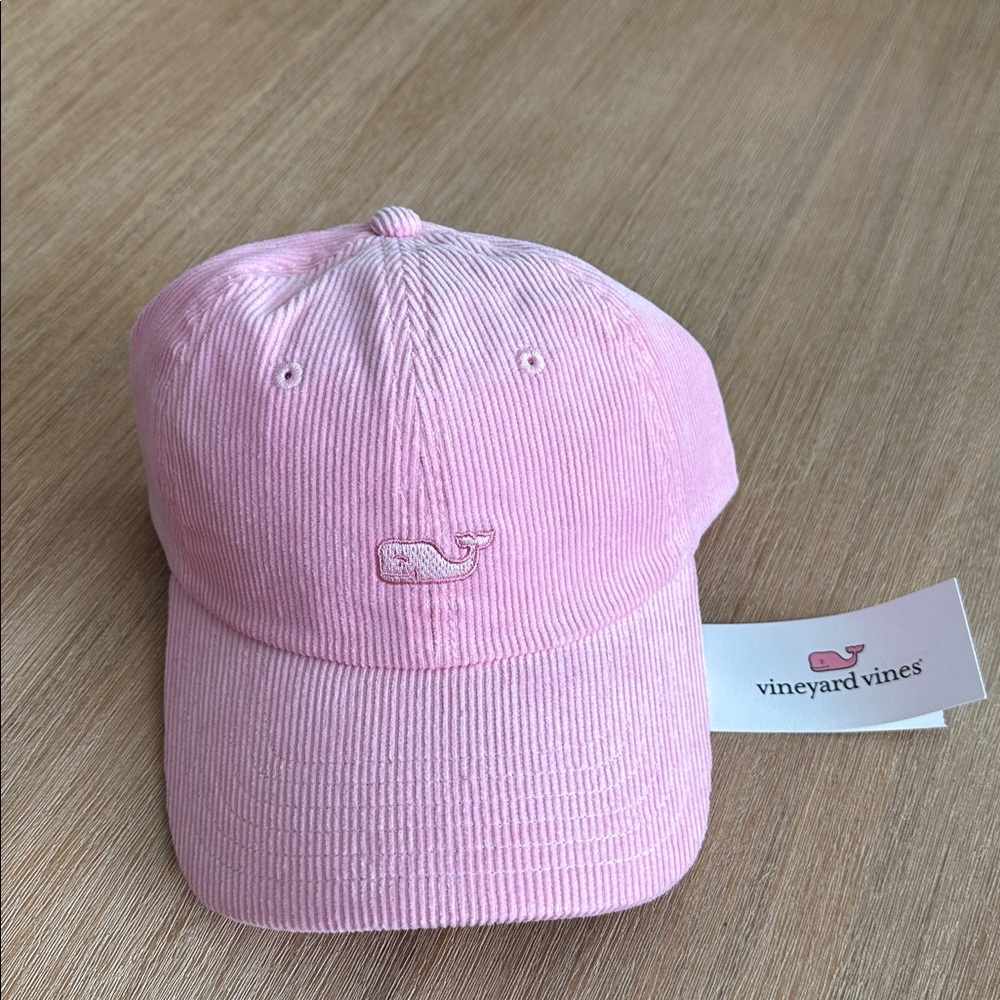 Vineyard Vines Light Pink Corduroy Hat